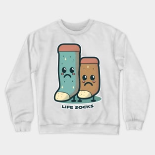 Life Socks Crewneck Sweatshirt